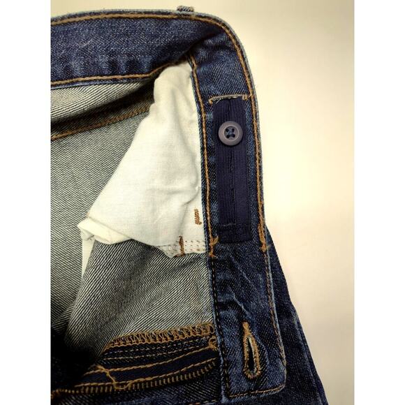 The Children's Place Boy Jeans 14 Huskey Dark Blue Straight New - Picture 11 of 12